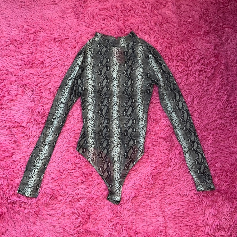 Snake Print Bodysuit